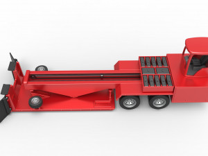 Tractor pulling sled Scale 1 to 25 3D Baskı Modeli