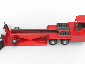 Tractor pulling sled Scale 1 to 25 3D Print Model