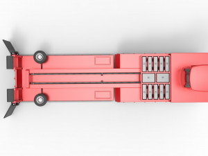 Tractor pulling sled Scale 1 to 25 3D Baskı Modeli