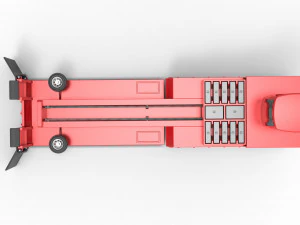 Tractor pulling sled Scale 1 to 25 3D Print Model