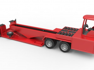 Tractor pulling sled Scale 1 to 25 3D Baskı Modeli