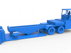 Tractor pulling sled Scale 1 to 25 3D Print Model