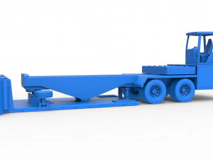 Tractor pulling sled Scale 1 to 25 3D Print Model