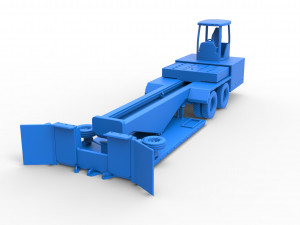 Tractor pulling sled Scale 1 to 25 3D Baskı Modeli