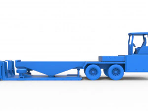 Tractor pulling sled Scale 1 to 25 3D Print Model