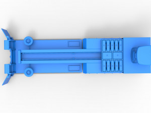 Tractor pulling sled Scale 1 to 25 3D Baskı Modeli