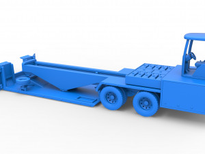 Tractor pulling sled Scale 1 to 25 3D Baskı Modeli