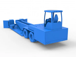 Tractor pulling sled Scale 1 to 25 3D Print Model