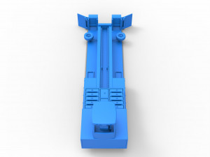 Tractor pulling sled Scale 1 to 25 3D Baskı Modeli