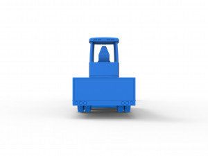 Tractor pulling sled Scale 1 to 25 3D Baskı Modeli