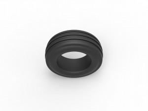 Tractor front tire 2 Scale 1 to 25 Modelo de impresión 3D