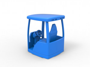 Cabin Scale 1 to 25 3D-printmodel