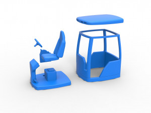 Cabin Scale 1 to 25 3D-printmodel