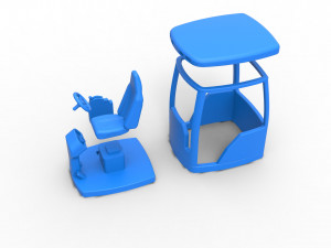 Cabin Scale 1 to 25 3D-printmodel