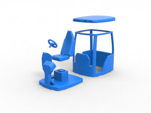 Cabin Scale 1 to 25 3D-printmodel