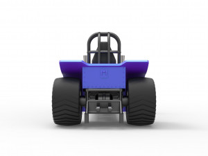 Mini Rod pulling tractor 3 Scale 1 to 25 Modello di stampa 3D