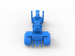 Mini Rod pulling tractor 3 Scale 1 to 25 Modello di stampa 3D