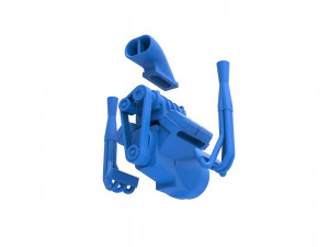 Engine V8 Version 2 Scale 1 to 25 3D Print Model
