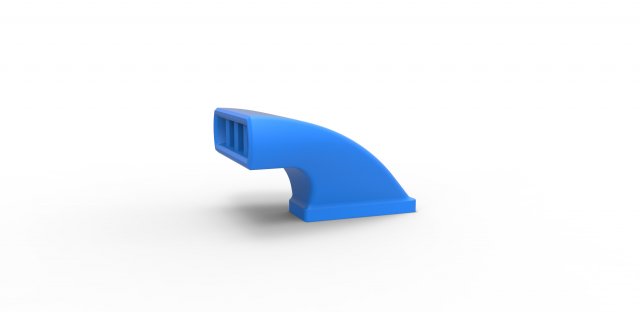 Air intake 5 Scale 1 to 25 3Dプリントモデル .c4d .max .obj .3ds .fbx .stl .blend 
