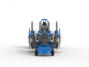 Pulling tractor with one V8 and two V12 engines Scale 1 to 25 3D-Druckmodell