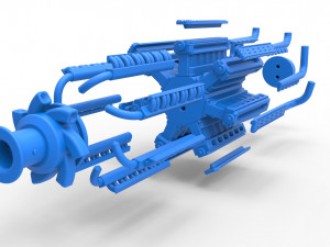 Radial engine with 42 cylinder for Pulling tractor Scale 1 to 25 3D 打印模型