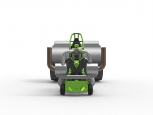 Pulling tractor with single turbo engine V12 Scale 1 to 25 3D Print Model