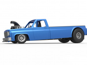 Pulling truck 2wd Scale 1 to 25 Modelo de impresión 3D