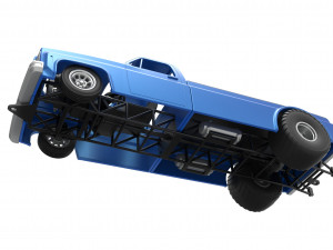 Pulling truck 2wd Scale 1 to 25 Modelo de impresión 3D