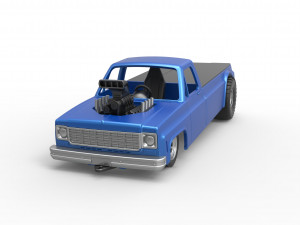 Pulling truck 2wd Scale 1 to 25 Modelo de impresión 3D