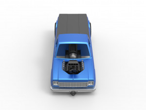 Pulling truck 2wd Scale 1 to 25 Modelo de impresión 3D