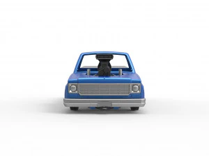 Pulling truck 2wd Scale 1 to 25 3D Print Model