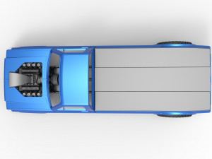 Pulling truck 2wd Scale 1 to 25 Modelo de impresión 3D