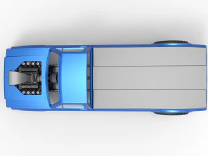 Pulling truck 2wd Scale 1 to 25 3D Print Model