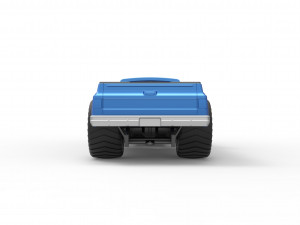 Pulling truck 2wd Scale 1 to 25 Modelo de impresión 3D