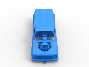 Pulling truck 2wd Scale 1 to 25 Modelo de impresión 3D