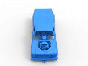 Pulling truck 2wd Scale 1 to 25 3D Print Model