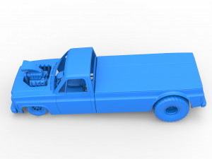 Pulling truck 2wd Scale 1 to 25 Modelo de impresión 3D