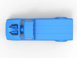 Pulling truck 2wd Scale 1 to 25 3D Print Model