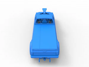 Pulling truck 2wd Scale 1 to 25 3D Print Model