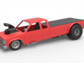 Pulling truck 2wd 2 Scale 1 to 25 3D Print Model