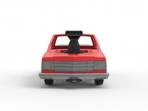Pulling truck 2wd 2 Scale 1 to 25 3D Print Model