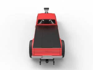 Pulling truck 2wd 2 Scale 1 to 25 3D Print Model