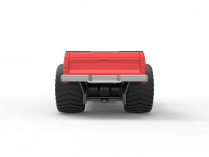 Pulling truck 2wd 2 Scale 1 to 25 3D Print Model
