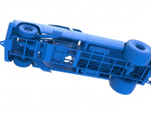 Pulling truck 2wd 2 Scale 1 to 25 3D Print Model