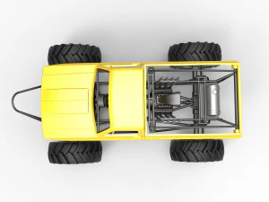 Mud truck Scale 1 to 25 3D Print Model
