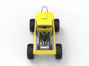 Mud truck Scale 1 to 25 3D Print Model
