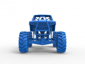 Mud truck Scale 1 to 25 3D 打印模型