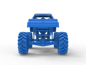 Mud truck Scale 1 to 25 3D 打印模型