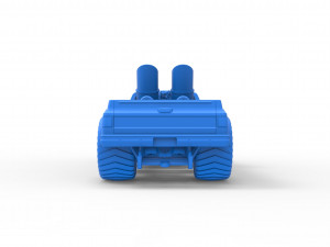 Jet pulling truck 2wd Scale 1 to 25 3D Baskı Modeli