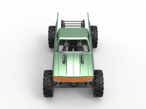 Mud truck 2 Scale 1 to 25 3D Print Model